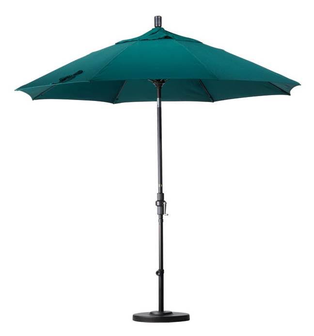9 ft. Fiberglass Market Umbrella Collar Tilt Bronze G9164
