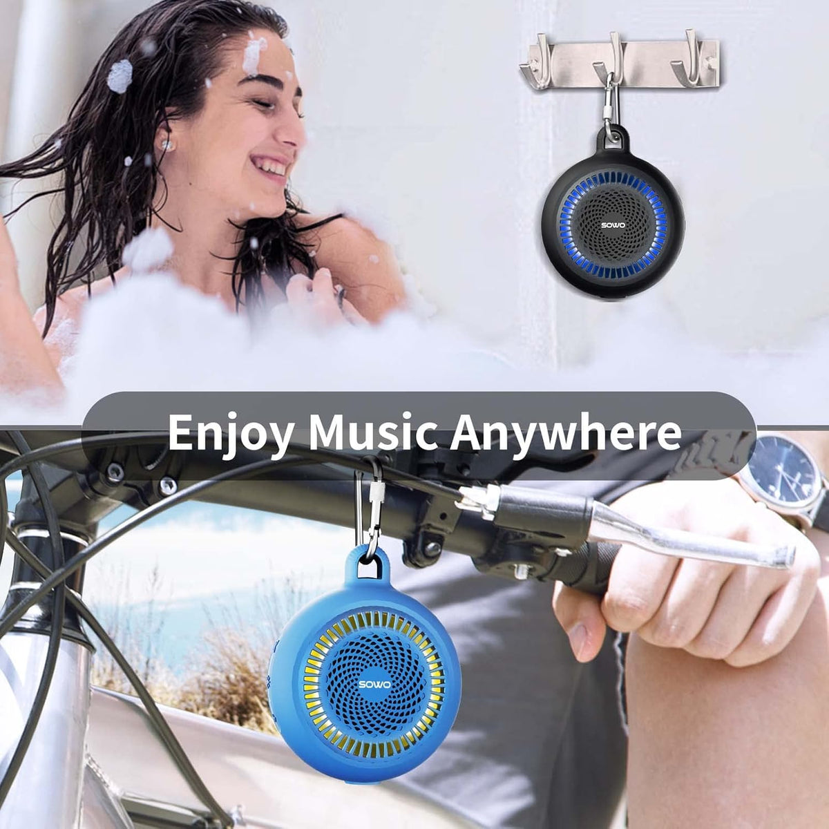 25W IPX7 Waterproof Bluetooth Speaker with 16H Playtime H216951
