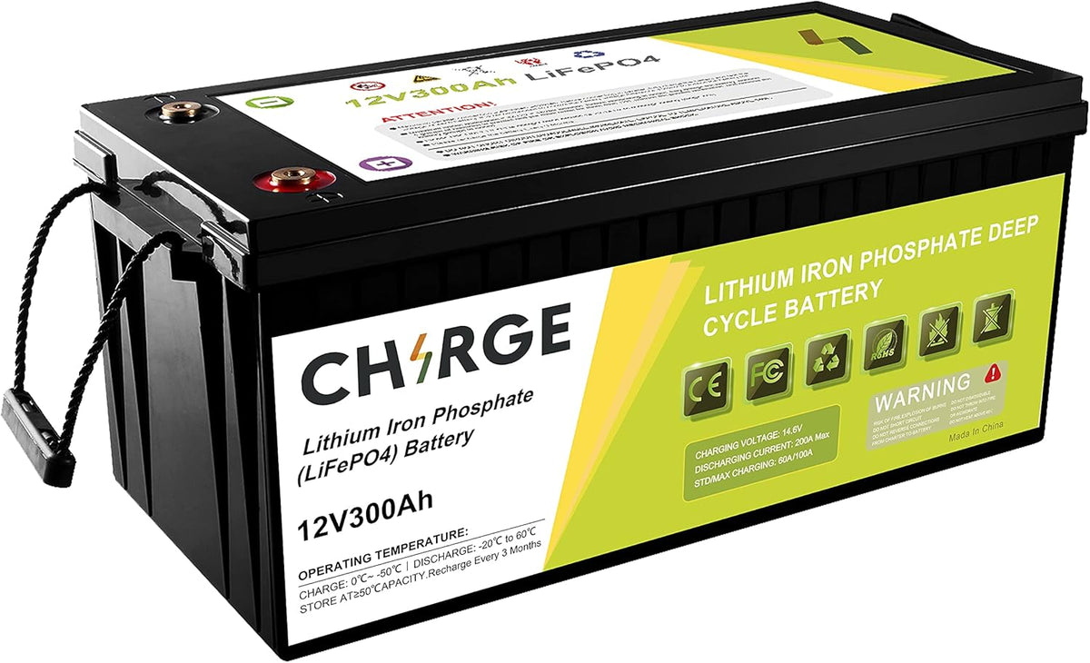 12V 100Ah Lithium Battery with 100A BMS LiFePO4 Deep Cycles Battery Y7402