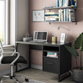 Distressed Brown Oak Desk R36209