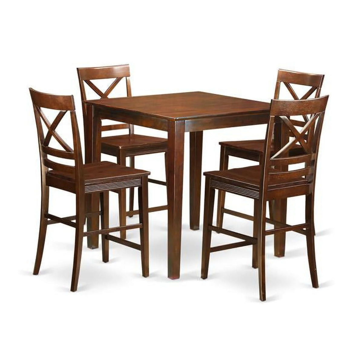 Counter Height Dining Pub Table & 4 Chairs T65550