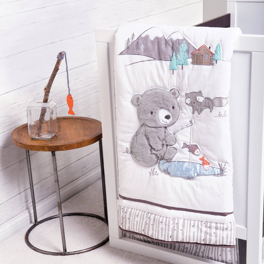 3 Piece Crib Bedding Set K63666
