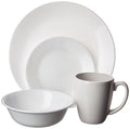 16-Piece White Dinnerware Set, Service for 4 R4693