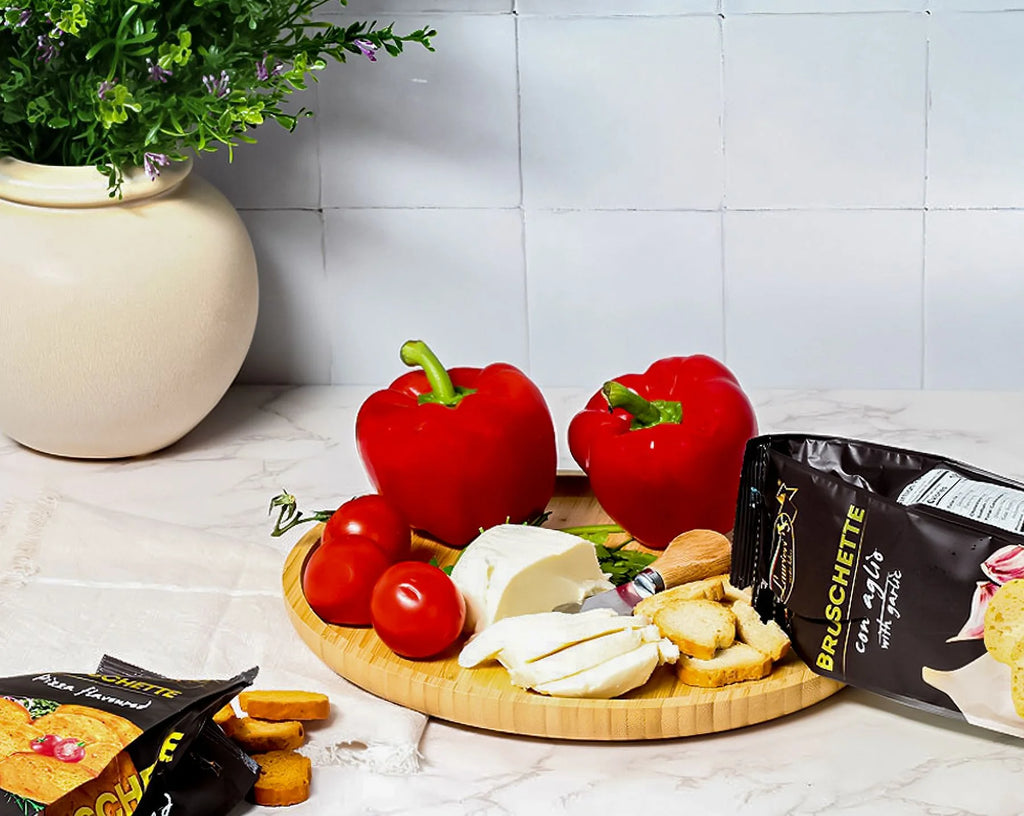 Pack of 4 Assorted Gourmet Bruschetta Toasts G71109