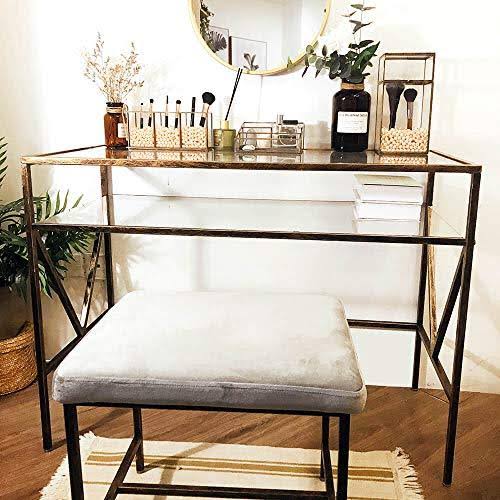 Glass Top Desk Vanity Table P484