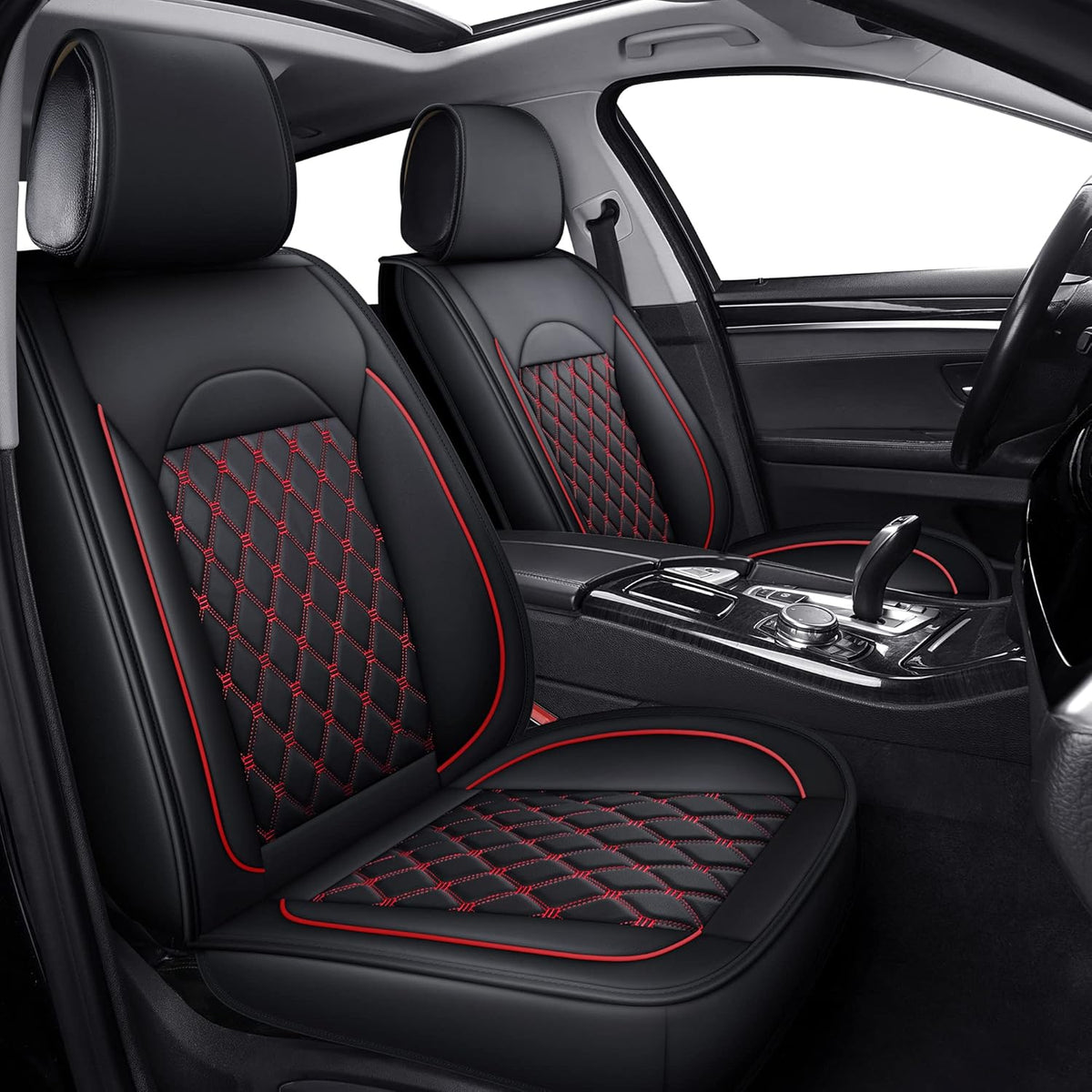 5 Seat Water Proof Faux Leather Car Seat Covers Z902313
