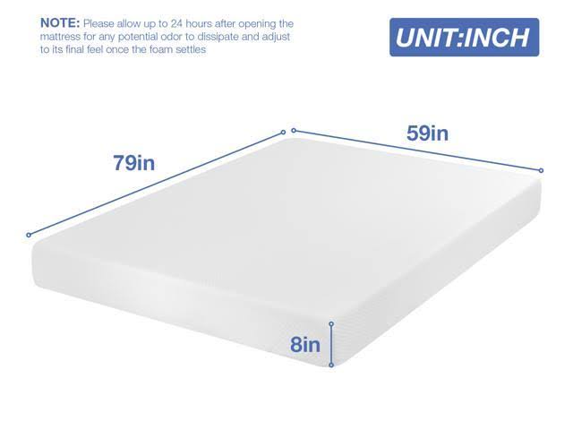 Queen 8 inch Gel Memory Foam Mattress C523887