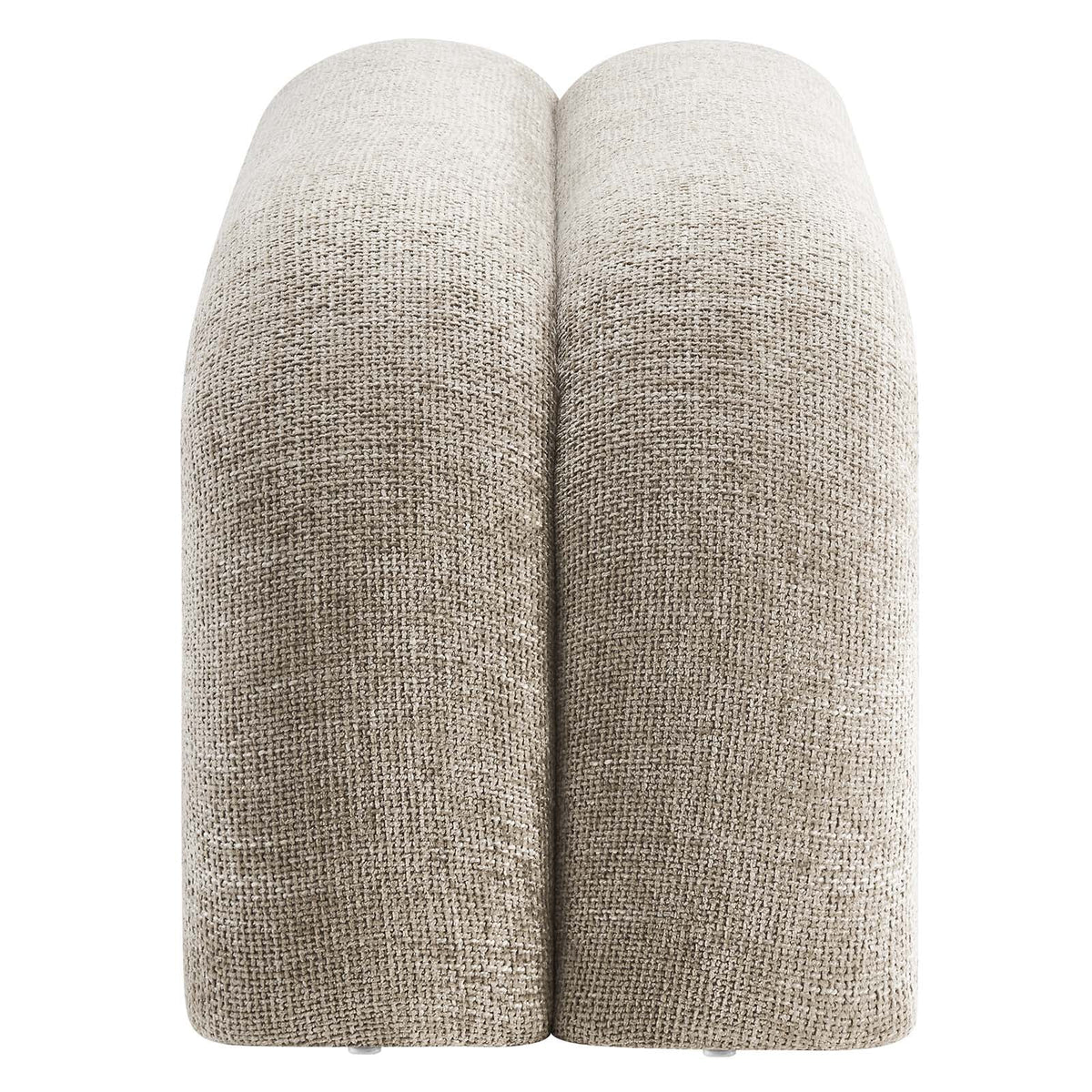 Khaki Chenille Upholstered Accent Bench O20616