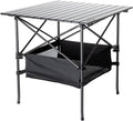 Aluminum Folding Camping Table with Carry Bag, 28in x 28in x 28in U296