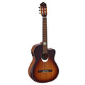Brown Sunburst Classical Acoustic-Electric Guitar R708