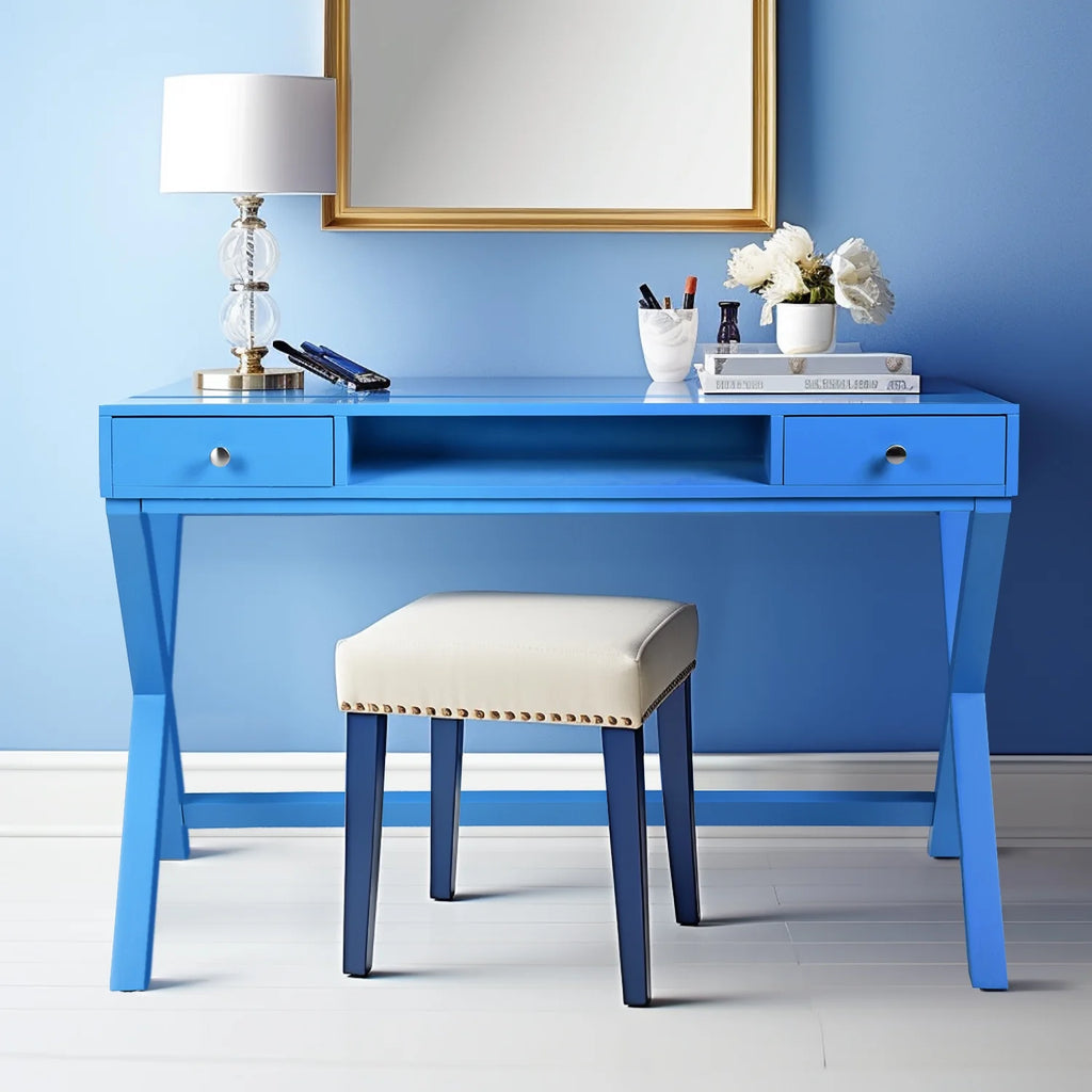 44 inch Writing Study Desk with 2 Drawers C42493
