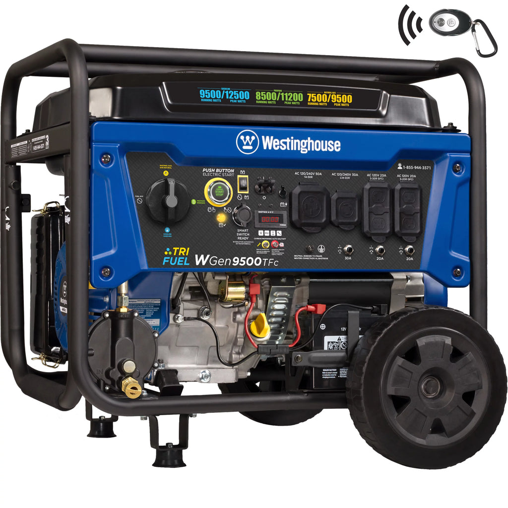 12,500 Peak Watt Dual Fuel Portable Generator A376