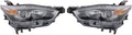 Headlight Assembly Pair Halogen R10767