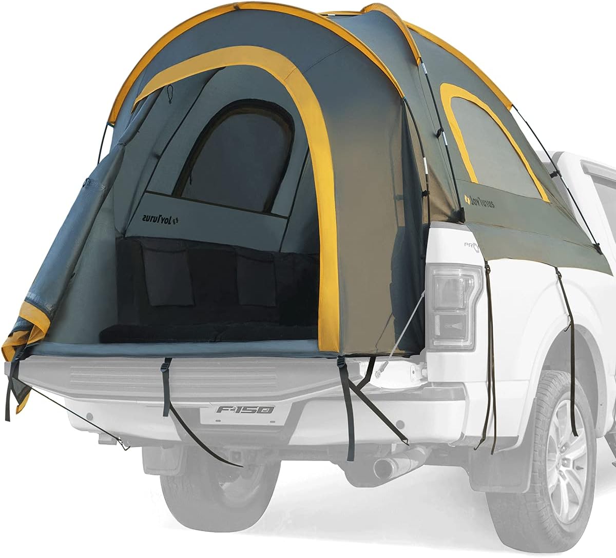 Orange Waterproof Double Layer Pickup Truck Tent V307398