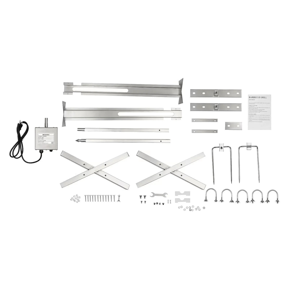 66lbs Large Grill Rotisserie Kit O26013