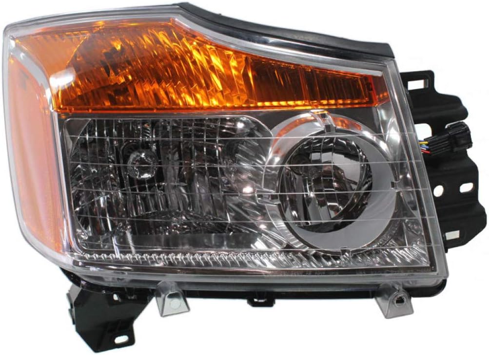 Headlight Assembly for Nissan Titan 2008-2015 Driver Side Halogen D965919