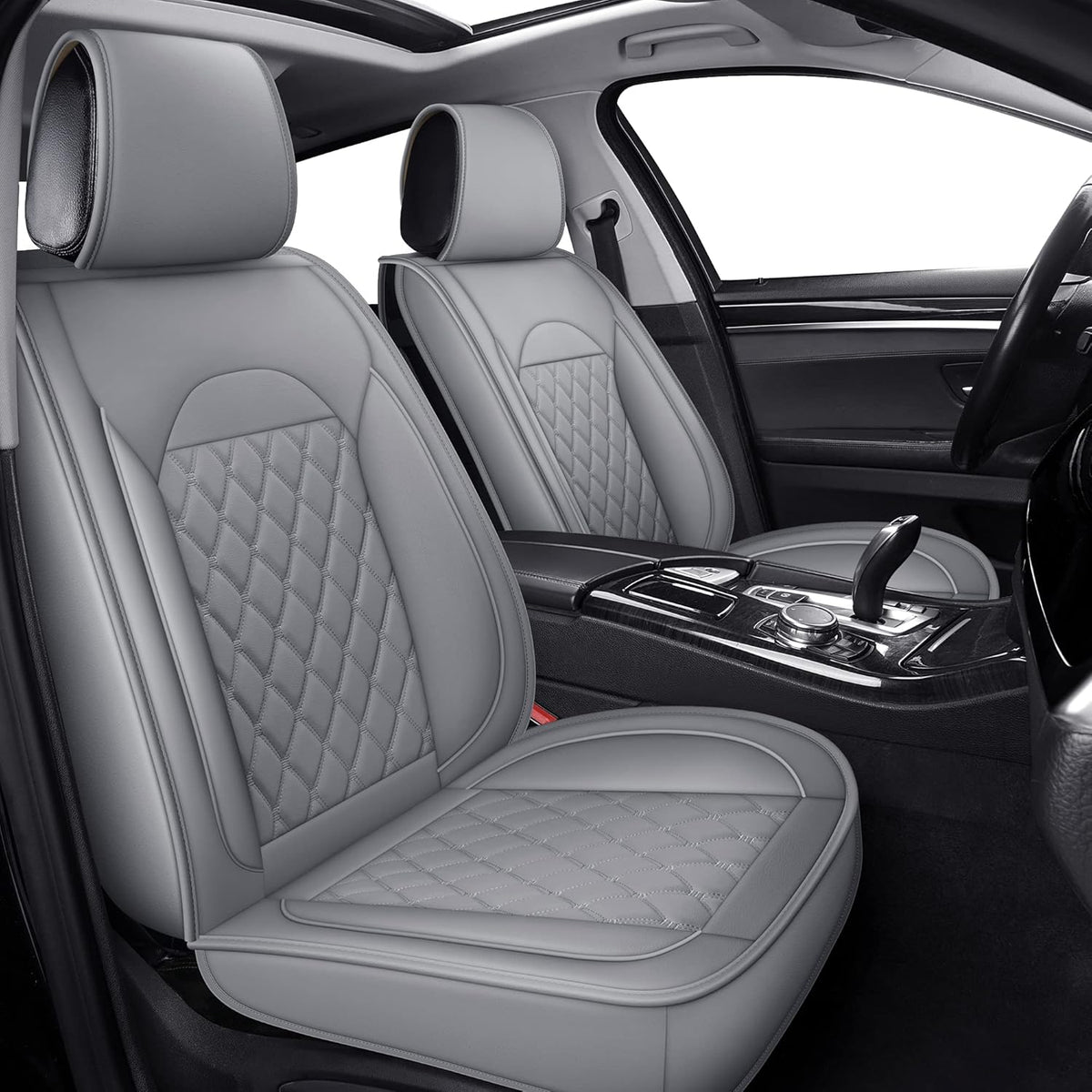 5 Seat Water Proof Faux Leather Car Seat Covers Z902313