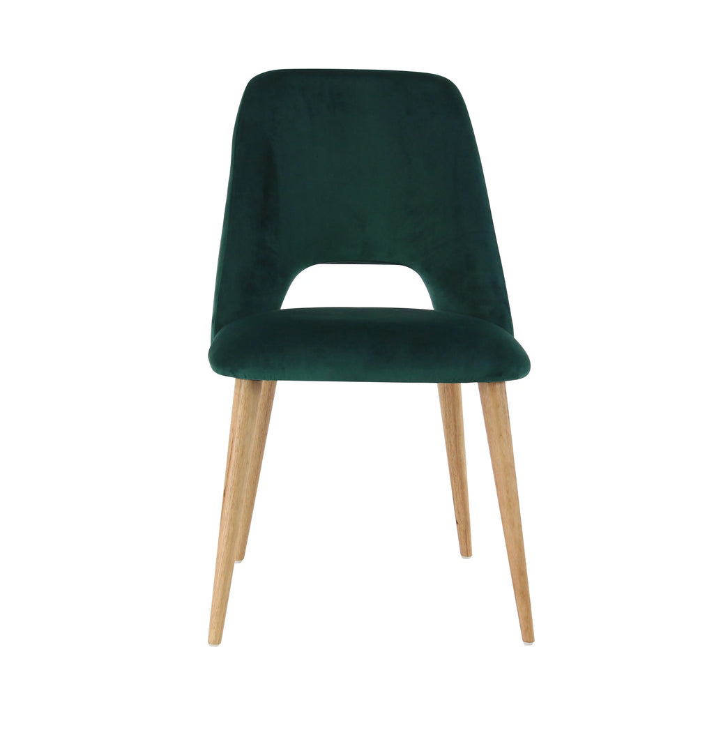 Green Wood Dining Chairs E7210