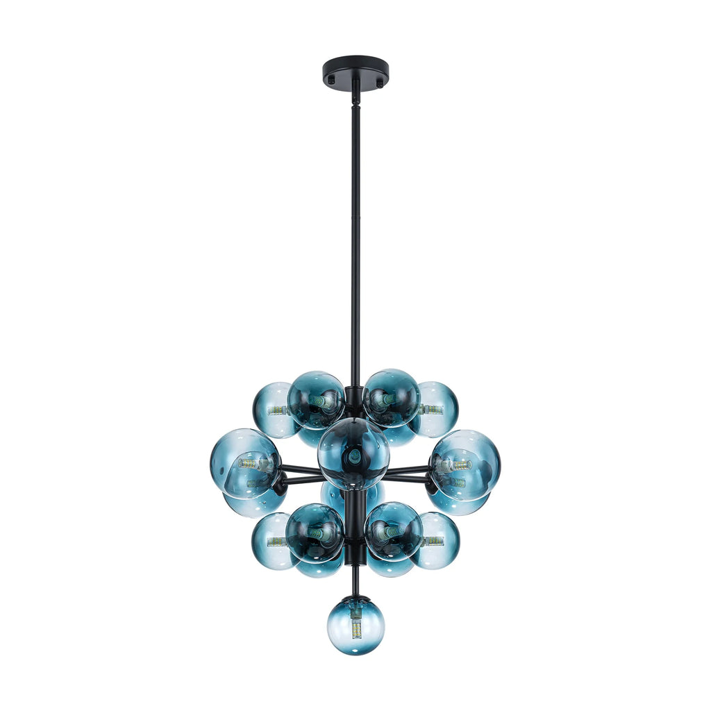 Dimmable Tiered Glass Globes Chandelier V69119