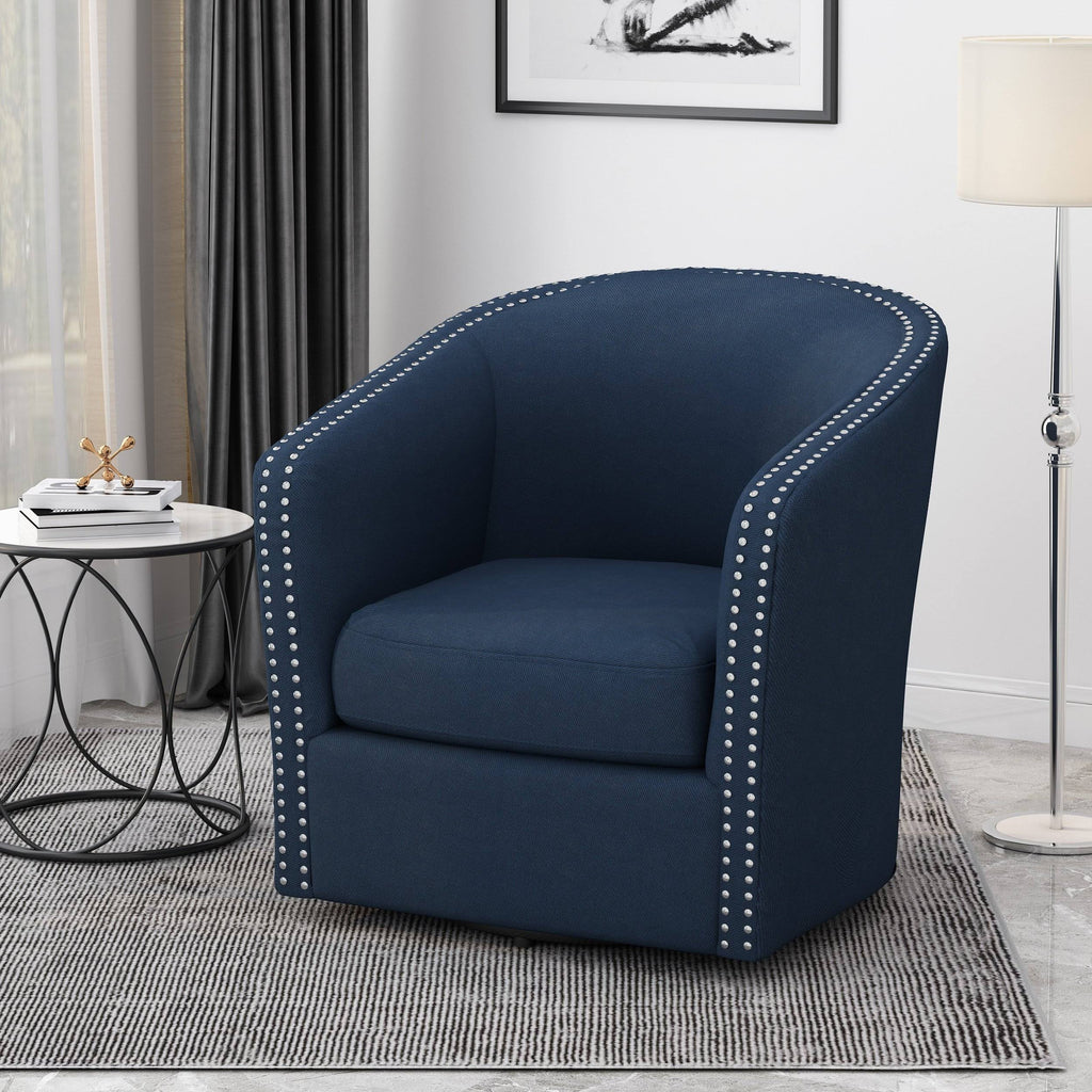Green Fabric Swivel Chair S862919