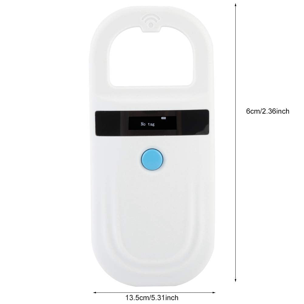 RFID 134.2Khz Pet ID Microchip Scanner with OLED Display M542947