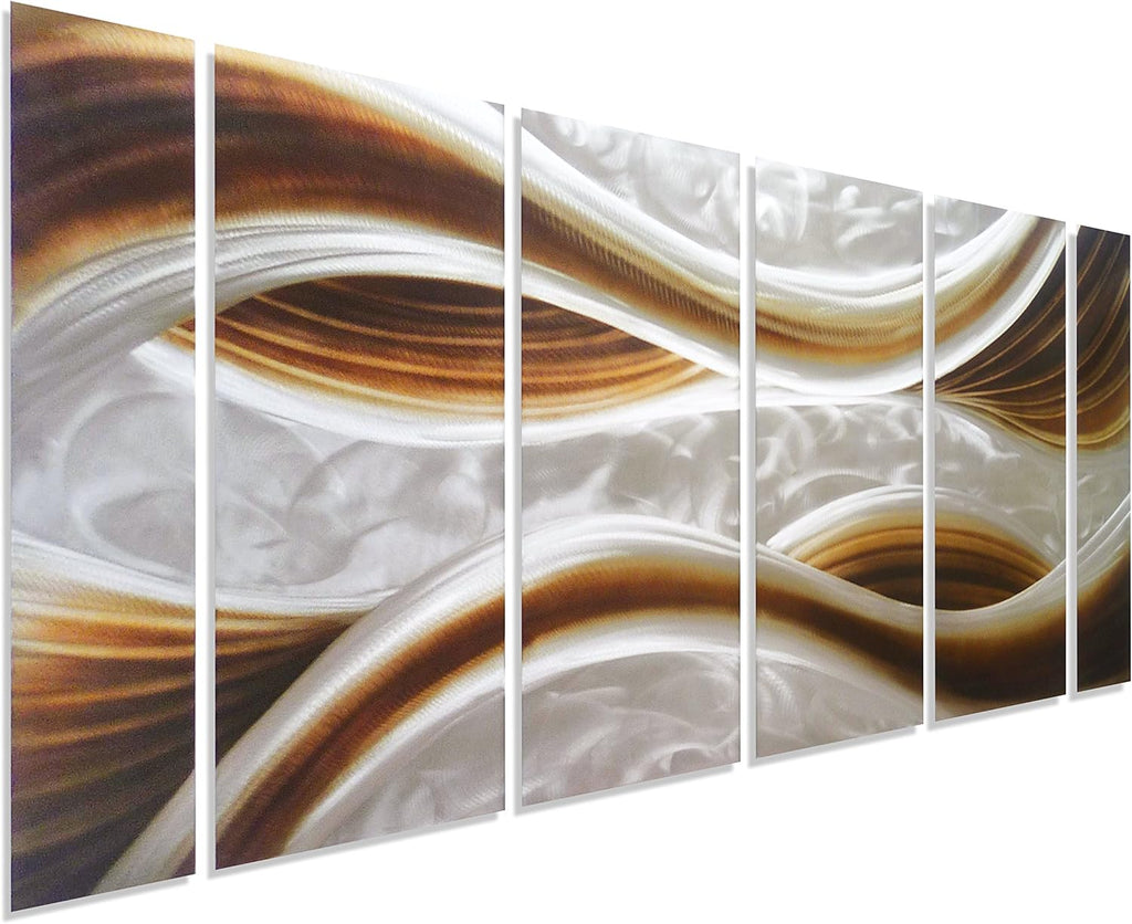 3D Metal Wall Art 6-Panels 24 x 65 M2765
