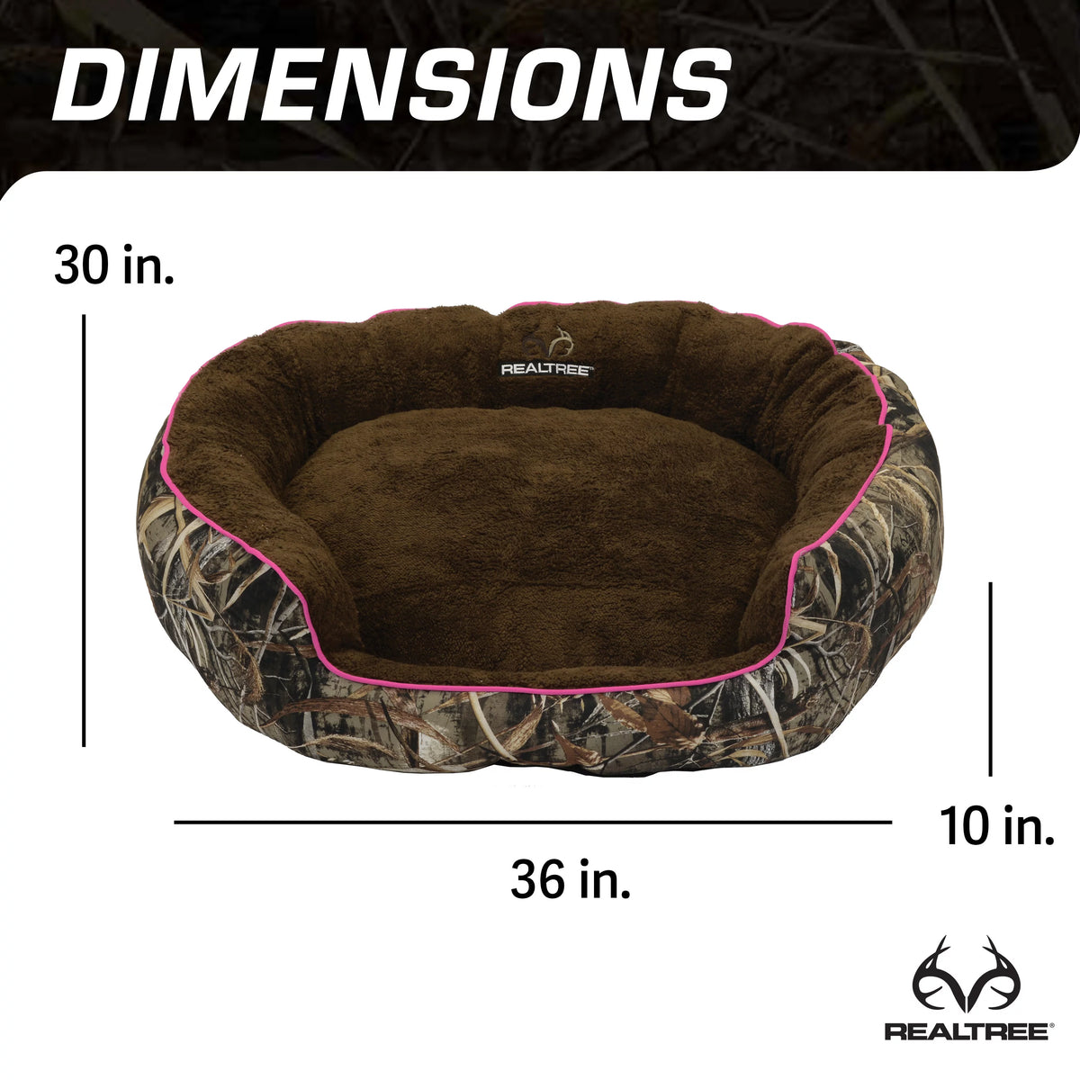 Camo Bolster Bed W32720