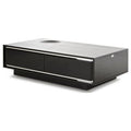 Black Crocodile Lacquer Coffee Table with Drawers Q3096