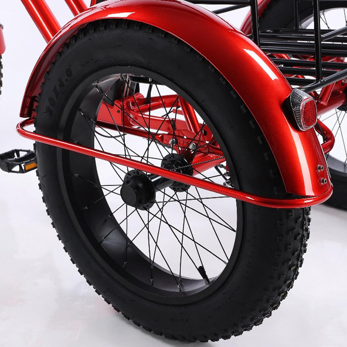 7-Speed All Terrain Fat Tire Trike 26'' Front Wheel 24'' Rear Wheel F3660