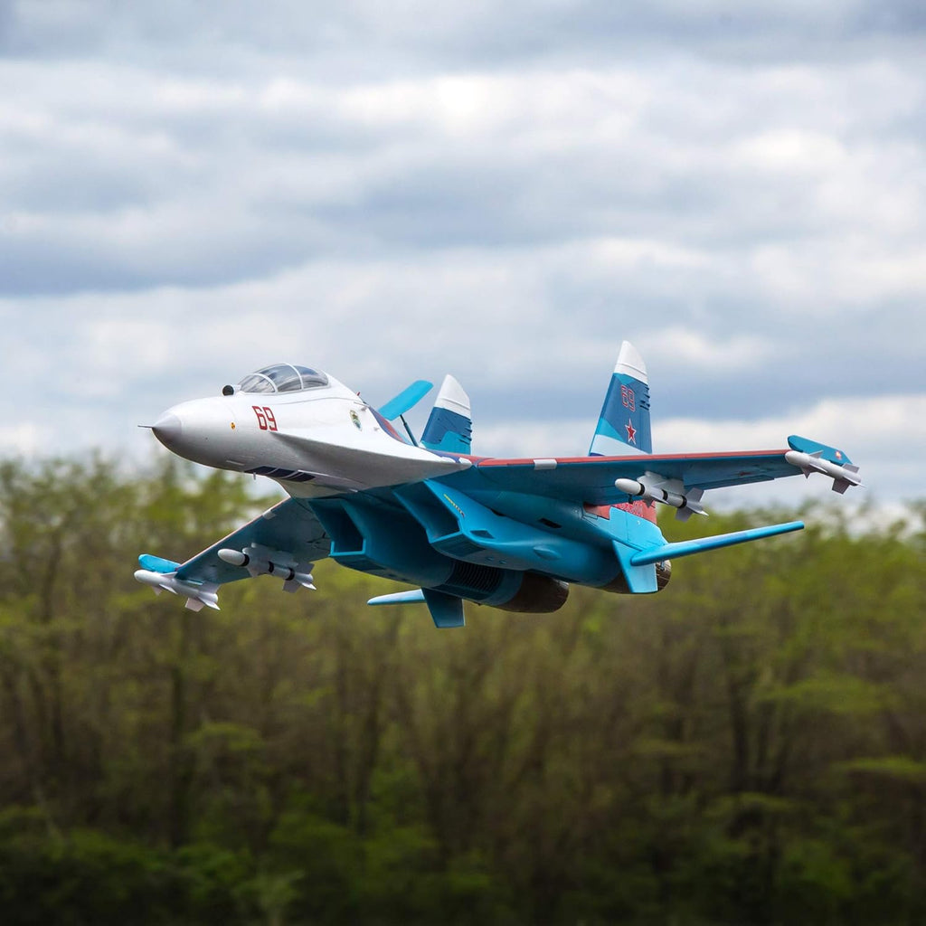 RC Airplane SU-30 Twin 70mm EDF BNF Basic 1100mm X2462