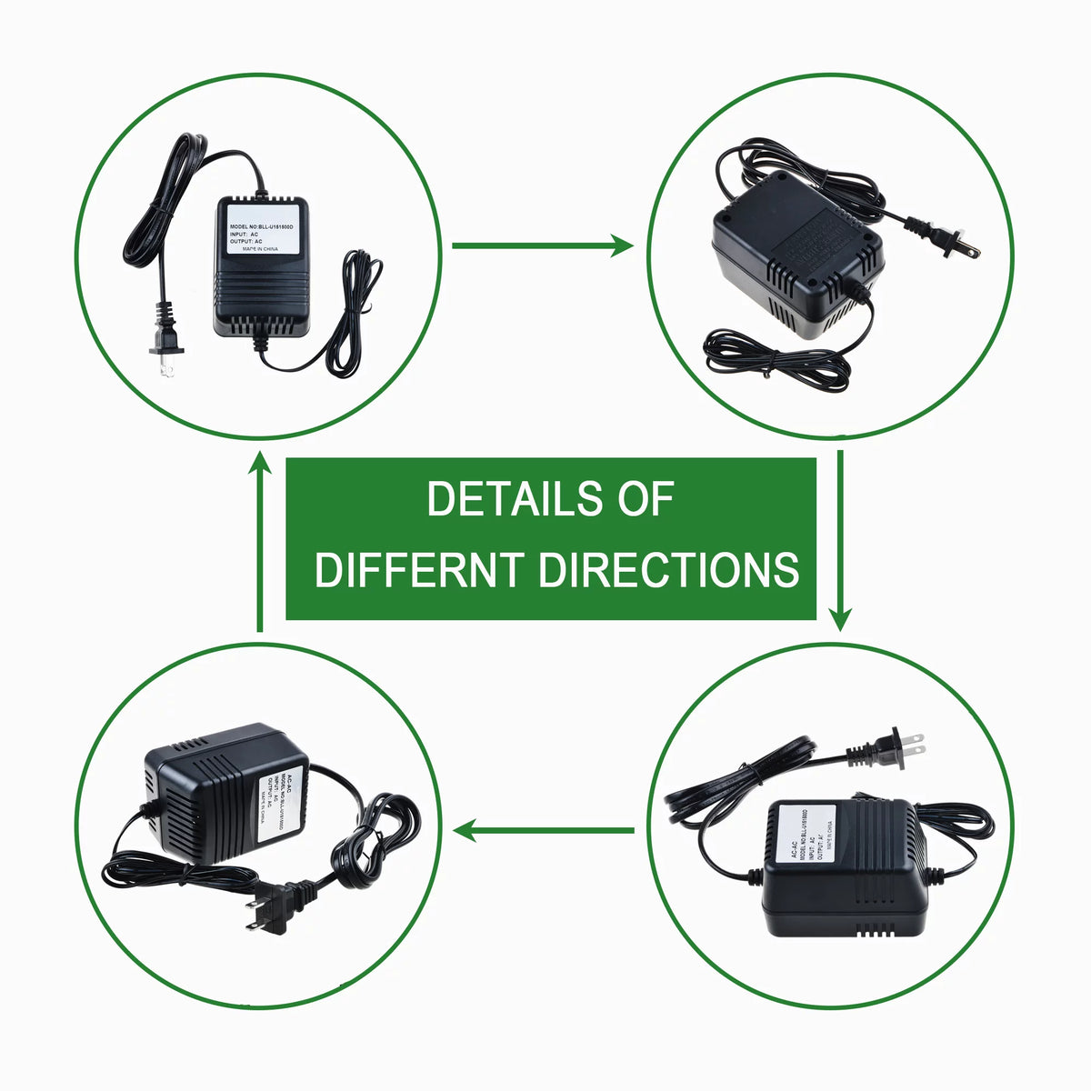 Compatible AC-AC Power Adapter H37950