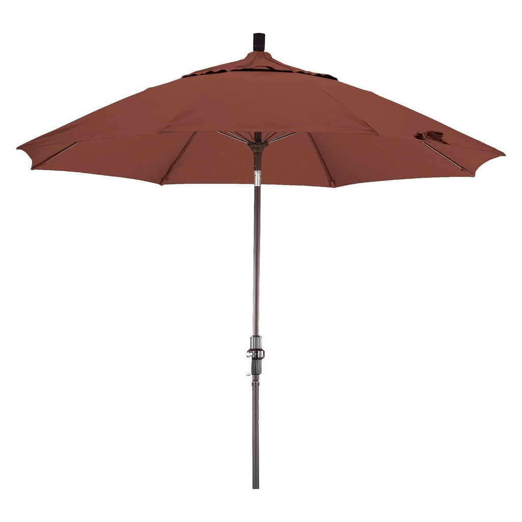 9 ft. Fiberglass Market Umbrella Collar Tilt Bronze G9164