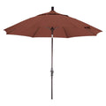 9 ft. Fiberglass Market Umbrella Collar Tilt Bronze G9164
