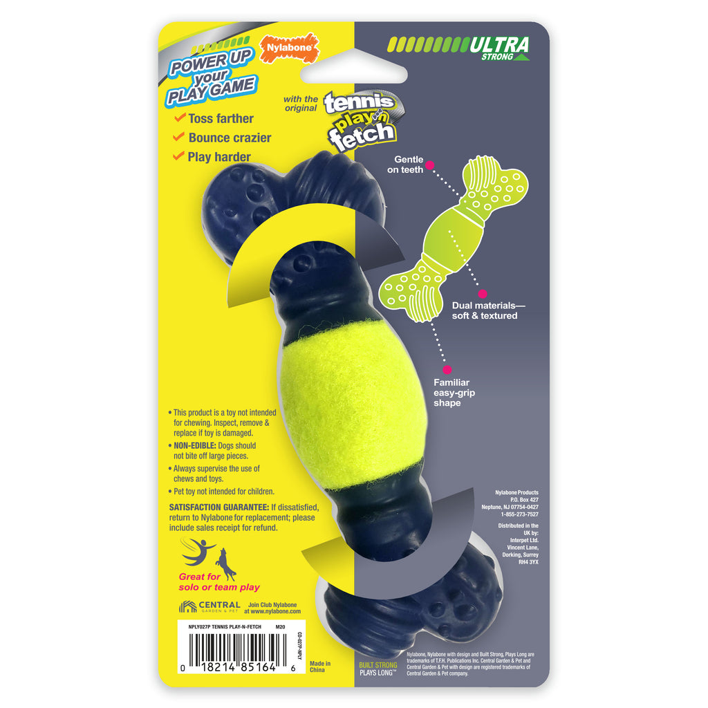 Tennis Play 'n Fetch Interactive Dog Toy Y103497