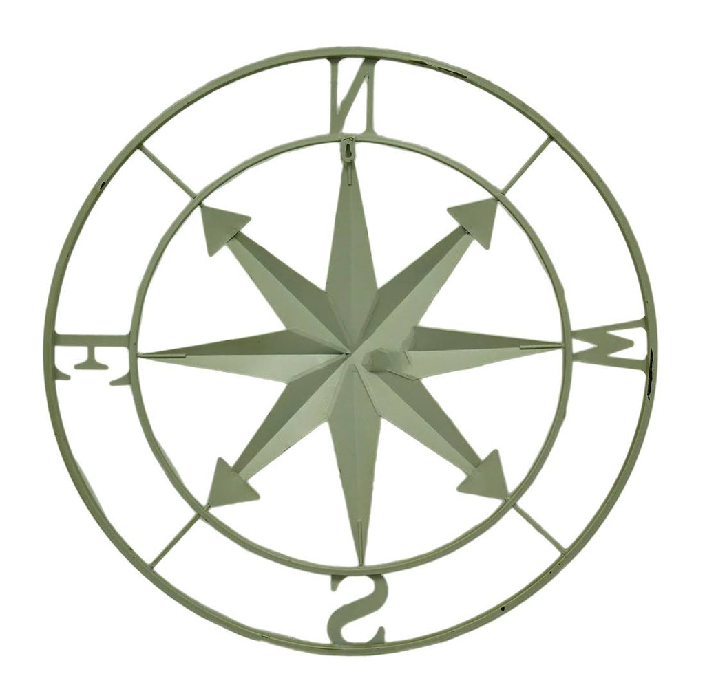 Metal Compass Rose Wall Hanging 28 inch N235743