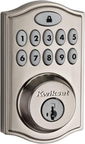 Smart Lock Keypad Electronic Deadbolt Door Lock With SmartKey Security and Z-Wave Plus, Satin Nickel C9935