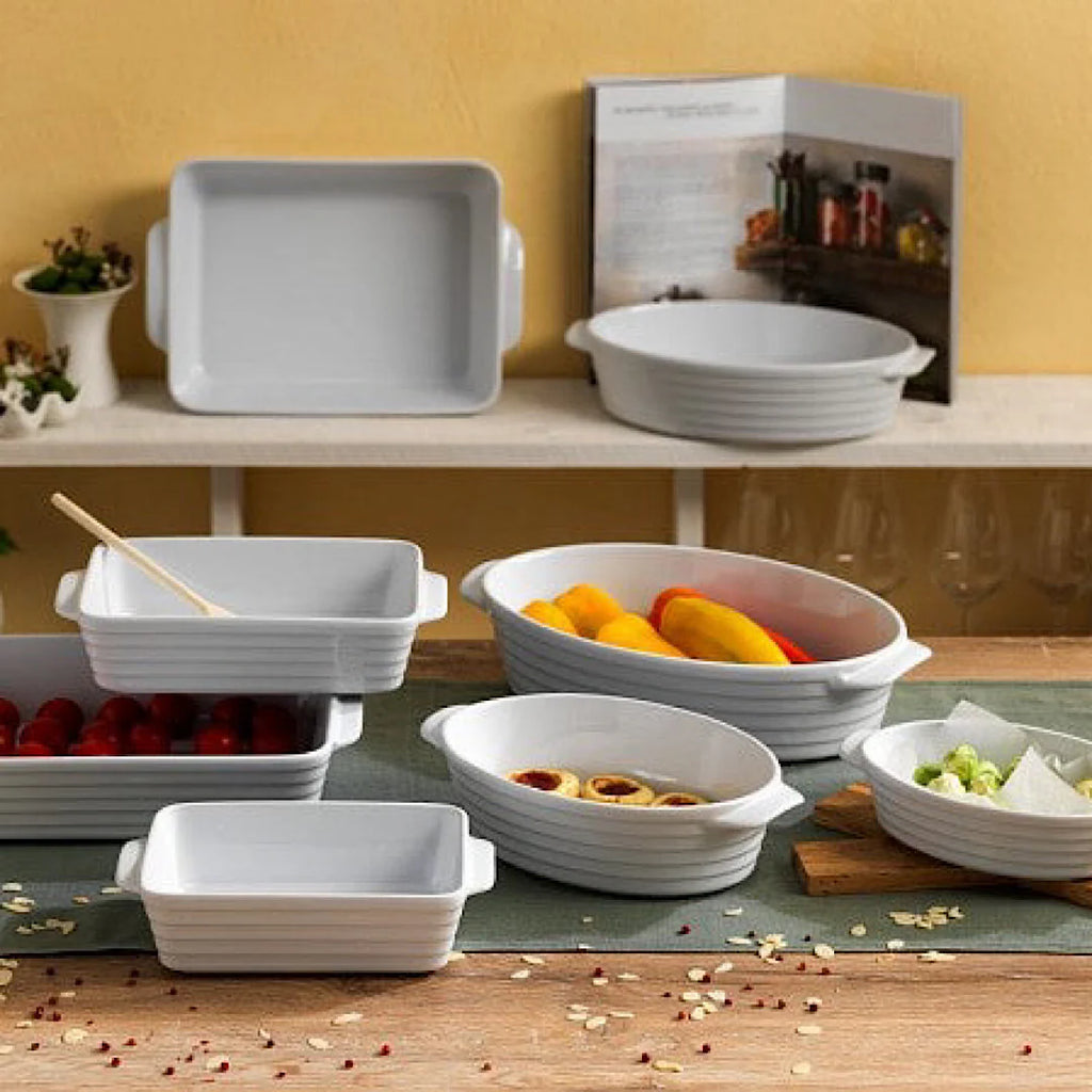 Rect. Bak. Dish 26.5x17cm/6.5h S114