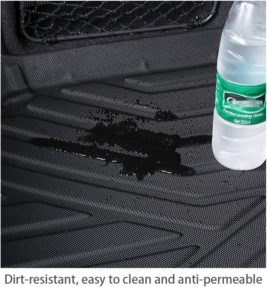 Black Rubber Cargo Liner Tray Floor Mat Pack of 2 F20194