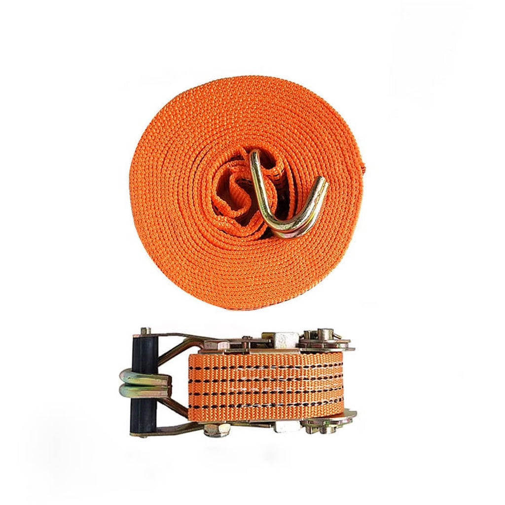 Heavy Duty Ratchet Straps with Double J-Hooks, 2 inch x 26.25 Feet, 11000 Lbs, 2 Packs M446