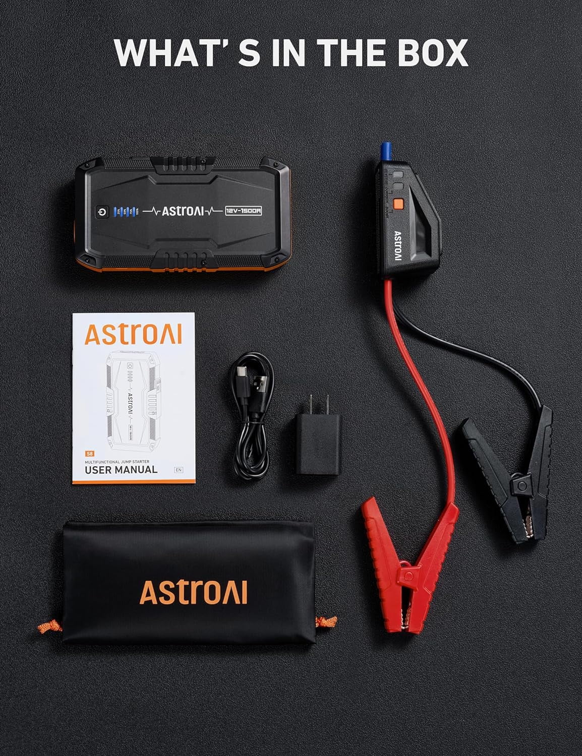 1500A Portable 12V Car Jump Starter L525