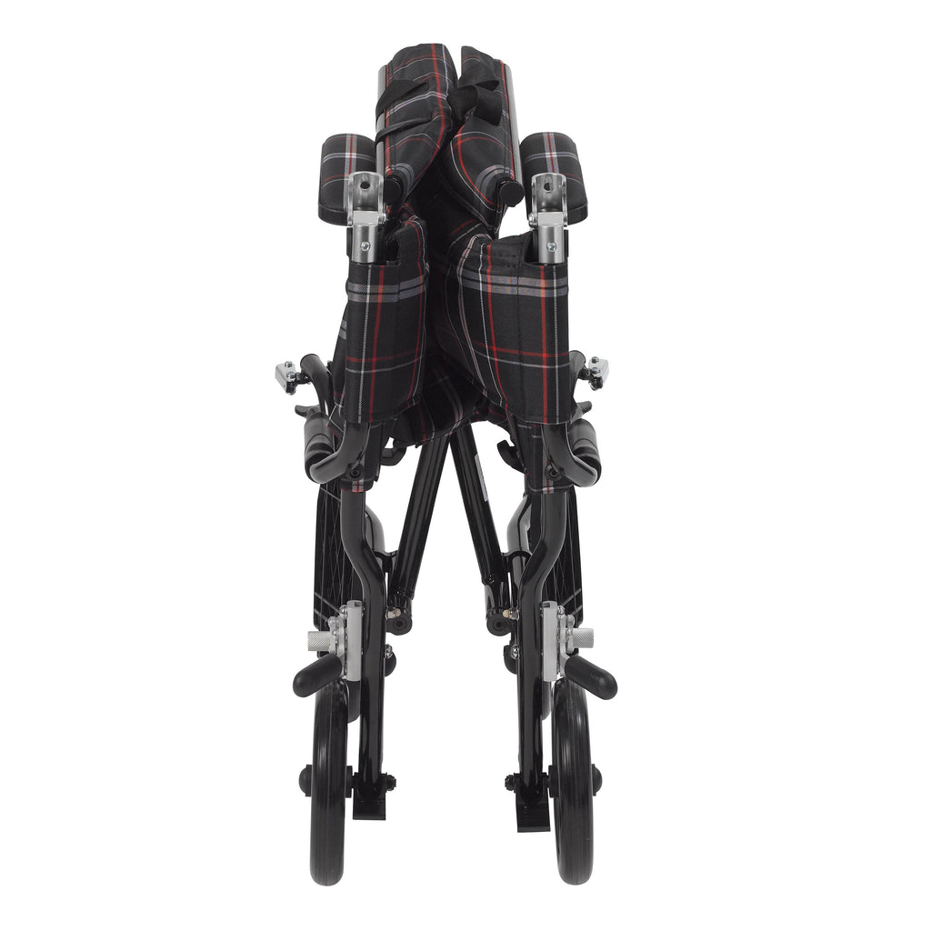 Ultra Lightweight Transport Wheelchair (Black) X486