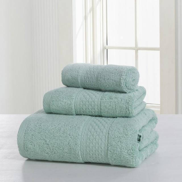 3-Piece 100% Cotton Bath Towel Set E311042