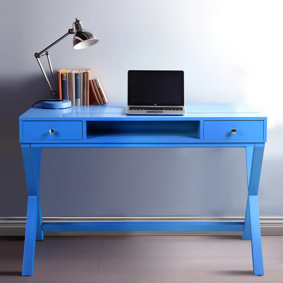 44 inch Writing Study Desk with 2 Drawers C42493