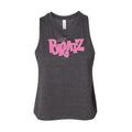 Juniors Cropped Racerback Tank Top N9083