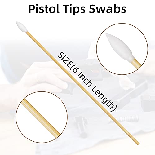 600PCS Long Cotton Bamboo Gun Cleaning Swabs N971372