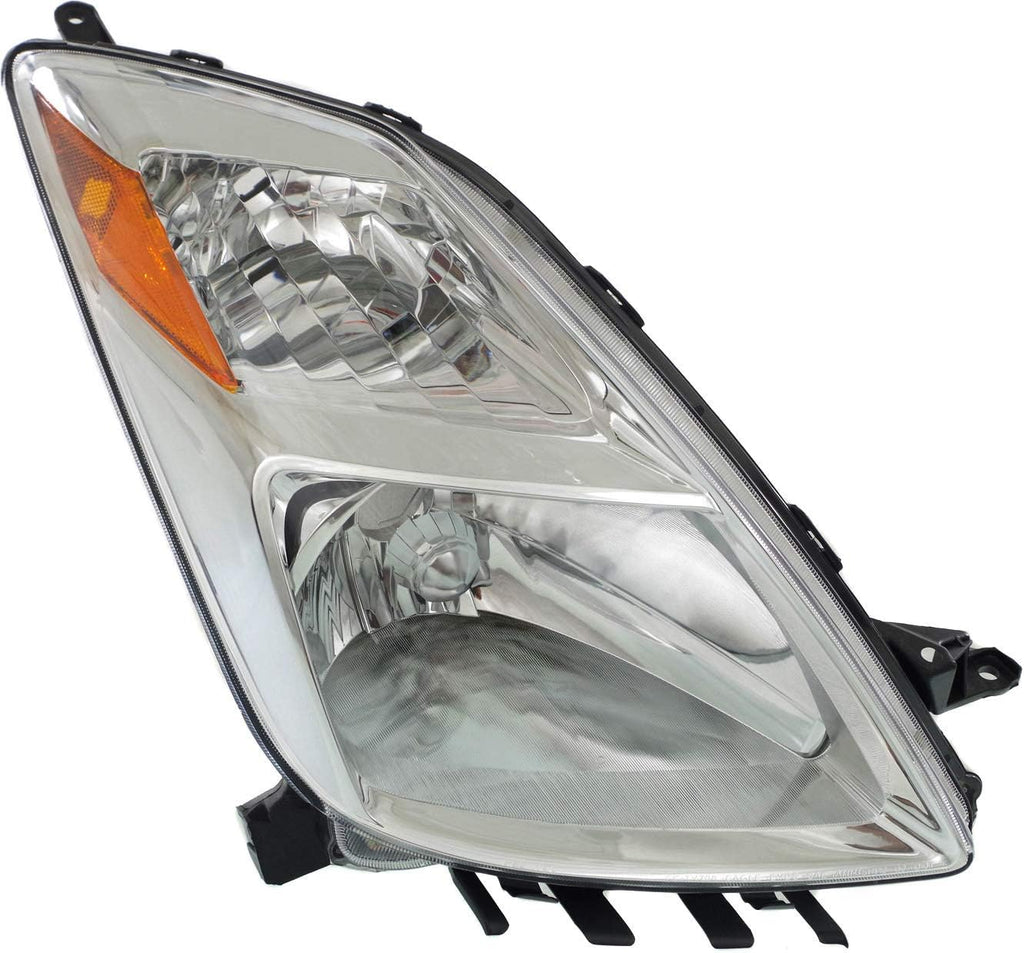Headlight Lens and Housing Set of 2 for 2004-2006 Toyota Prius Halogen R663008
