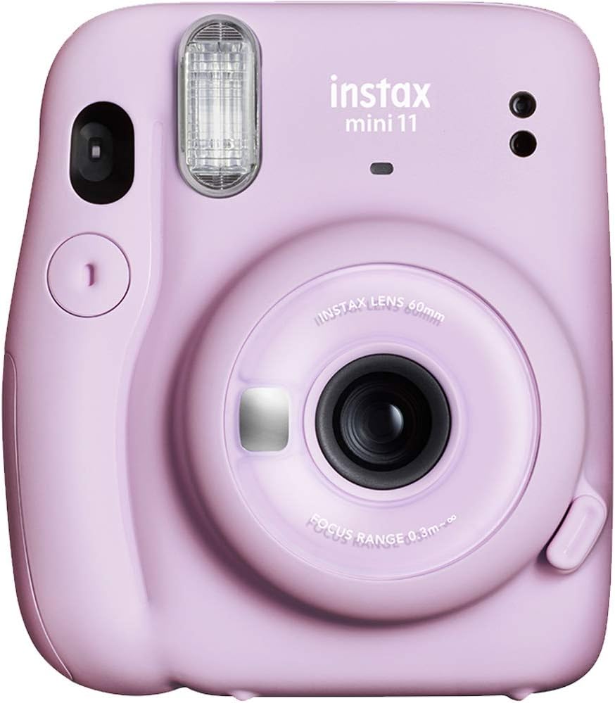 Instant Camera Bundle with Twin Pack Instant Film (60 Sheets) and Case E1359