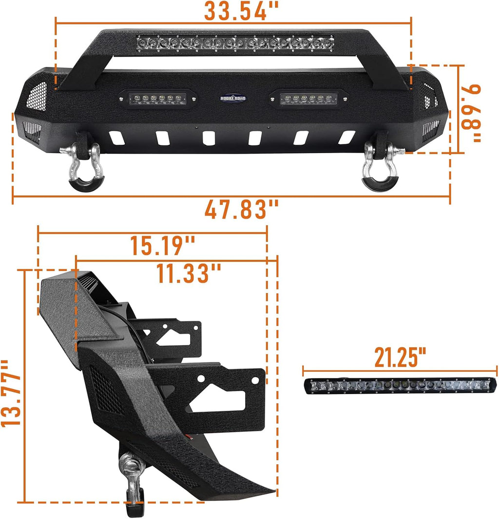 Tacoma Rear Bumper w/Sensor Holes + Front Bumper Kit C975676
