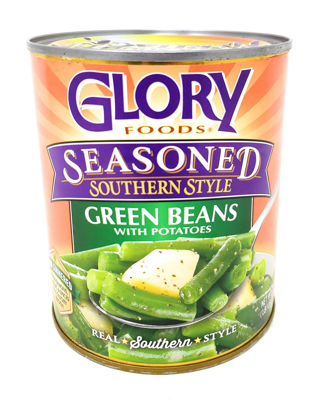 6 Pack Seasoned Southern Style Green Bean w/Potatoes 174oz O772