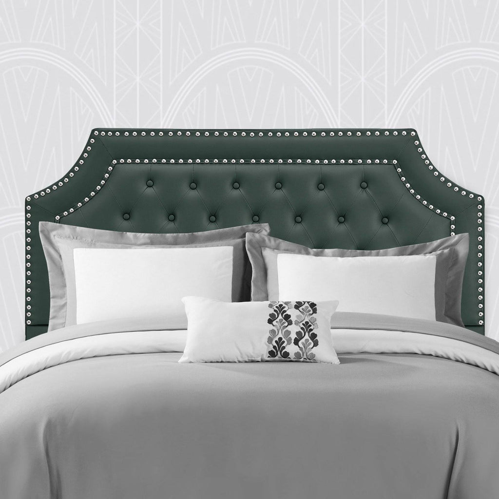 Green Twin Headboard B177